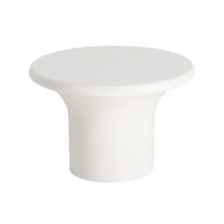 Mesa centro blanco DM salón 59 x 59 x 40 cm - Imagen 1