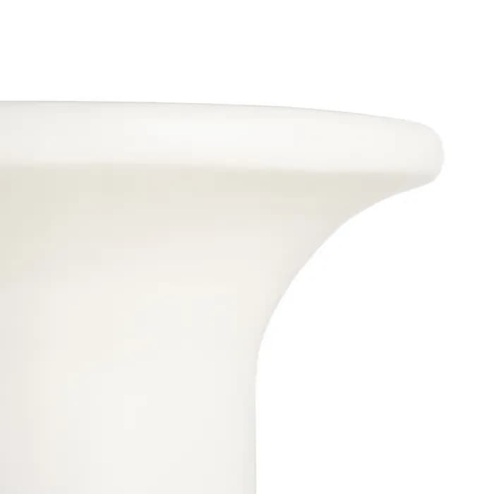 Mesa centro blanco DM salón 59 x 59 x 40 cm - Imagen 3