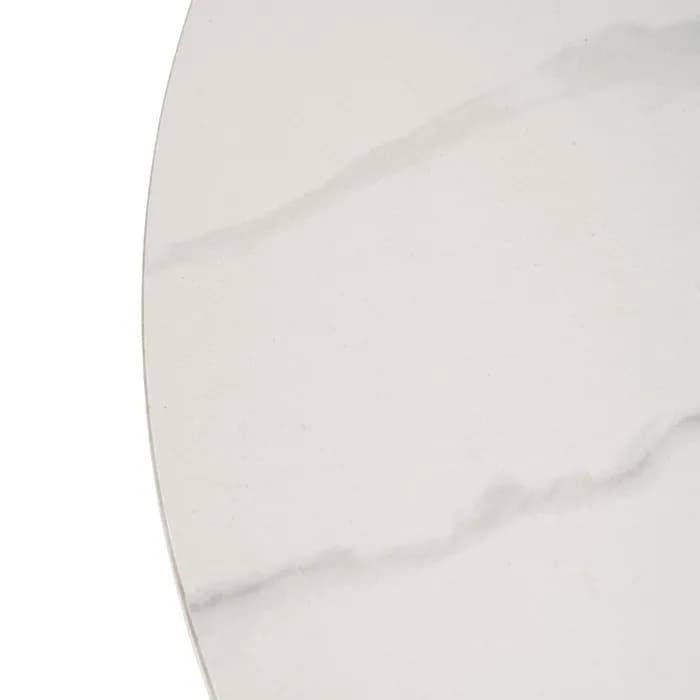 Mesa centro blanco-natural 80 x 80 x 35 cm - Imagen 2