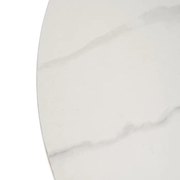 Mesa centro blanco-natural 80 x 80 x 35 cm - Imagen 2