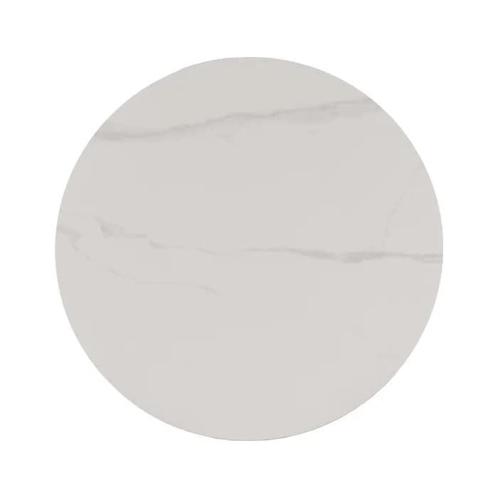 Mesa centro blanco-natural 80 x 80 x 35 cm - Imagen 5