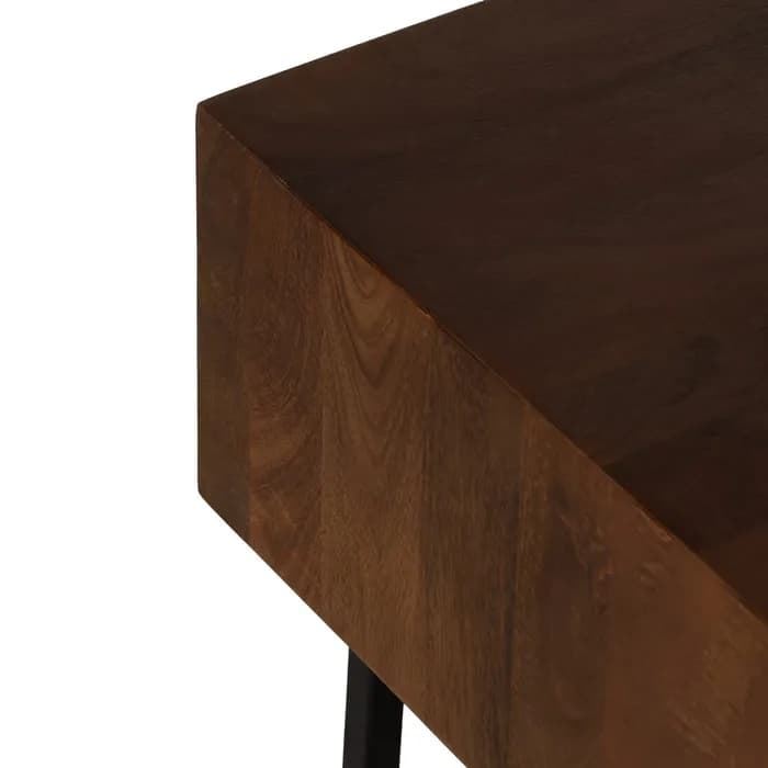 Mesa centro madera de mango salón 110 x 60 x 40 cm - Imagen 3