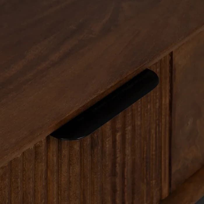 Mesa centro madera de mango salón 110 x 60 x 40 cm - Imagen 7