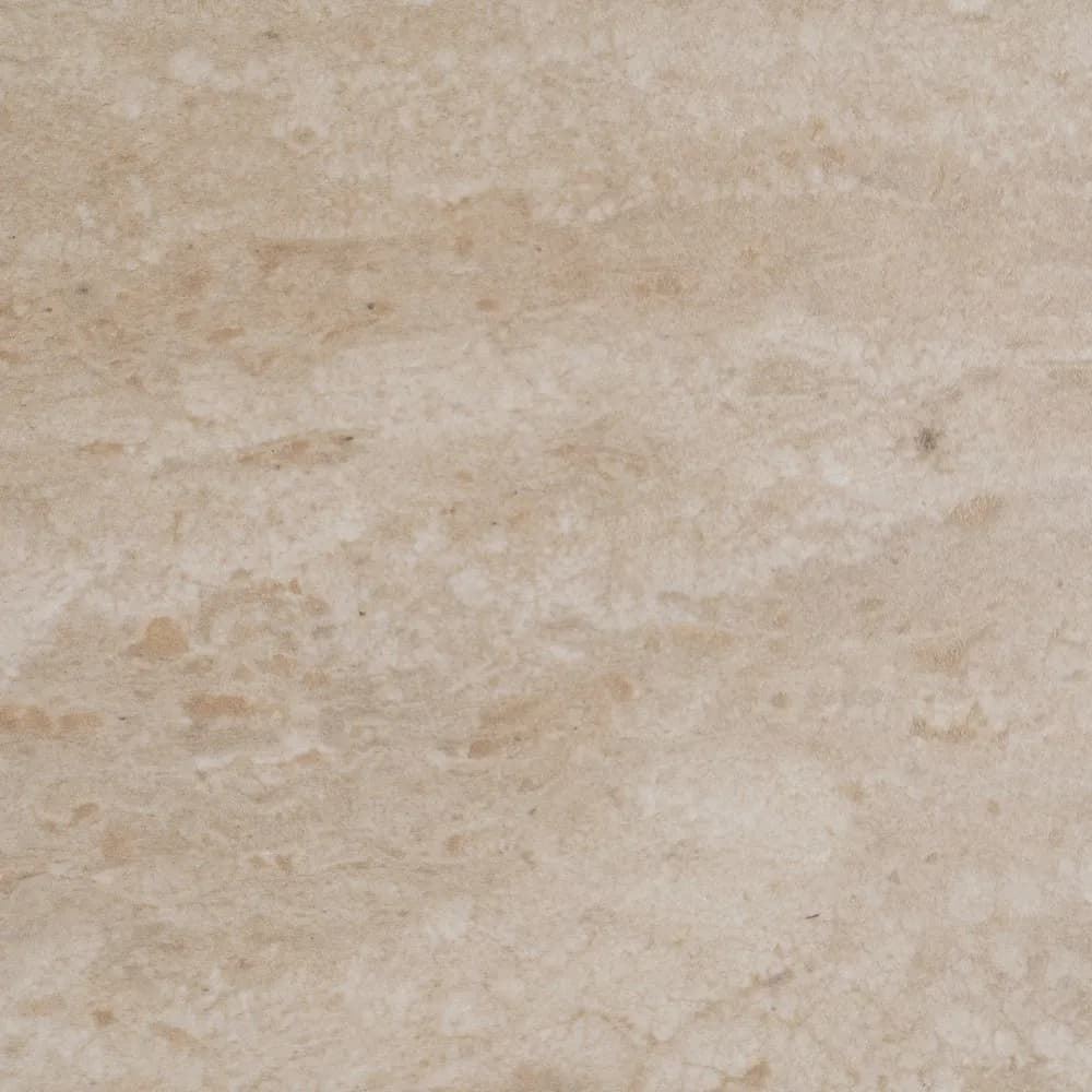 Mesa comedor beige piedra MDF decoración 90 x 90 x 76 cm - Imagen 2