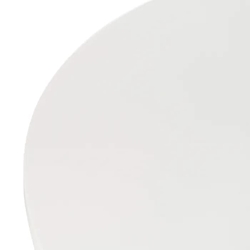 Mesa comedor blanco-natural DM-metal 120 x 120 x 76 cm - Imagen 2