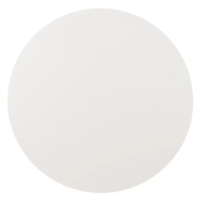 Mesa comedor blanco-natural DM-metal 120 x 120 x 76 cm - Imagen 4