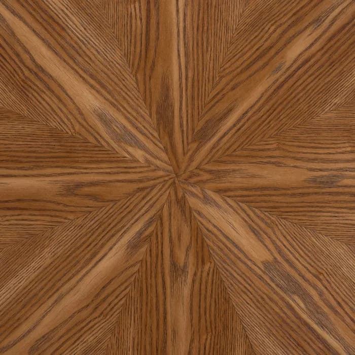 Mesa comedor natural-negro DM-metal 100 x 100 x 76 cm - Imagen 3