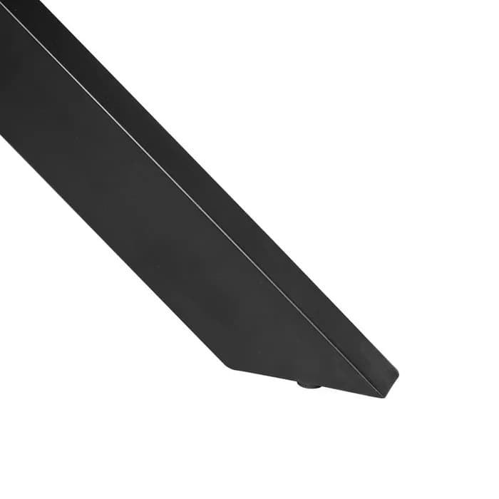 Mesa comedor natural-negro madera-hierro 140 x 140 x 77 cm - Imagen 6