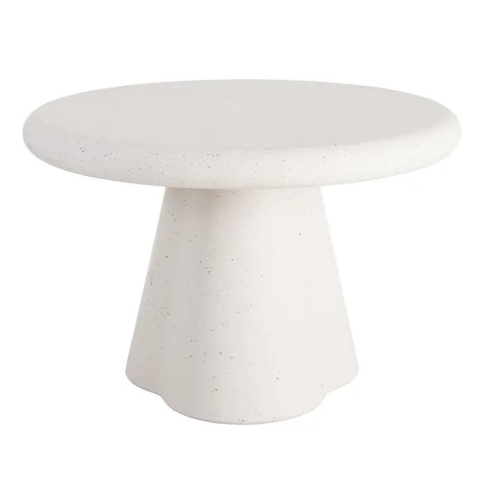 Mesa comedor terrazo DM-microcemento 120 x 120 x 76 cm - Imagen 1