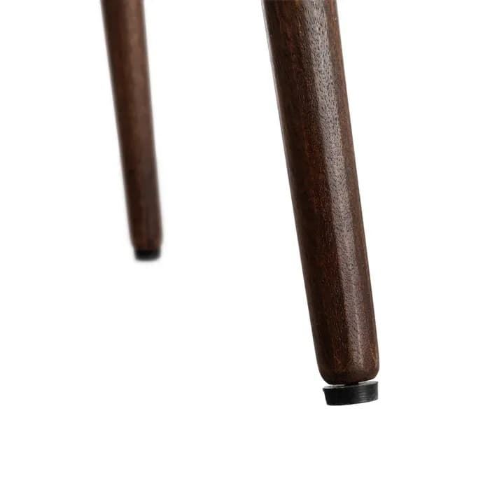 Mesa marrón oscuro madera de mango 80 x 80 x 75 cm - Imagen 6