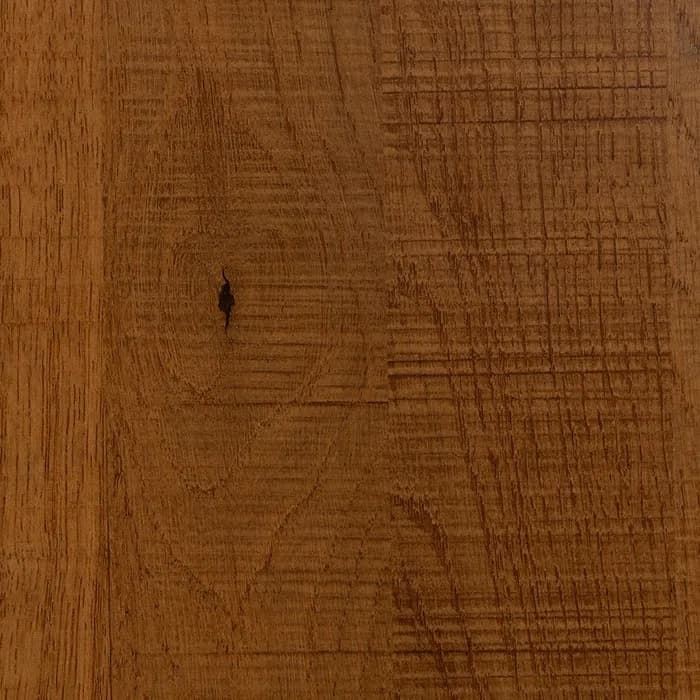 Mesa natural-negro DM-metal decoración 60 x 60 x 75 cm - Imagen 3