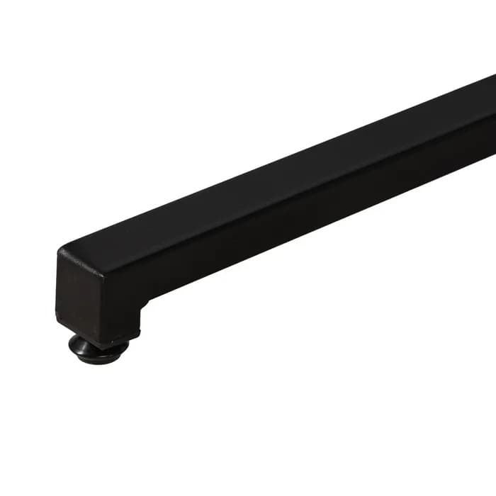 Mesa natural-negro DM-metal decoración 60 x 60 x 75 cm - Imagen 7