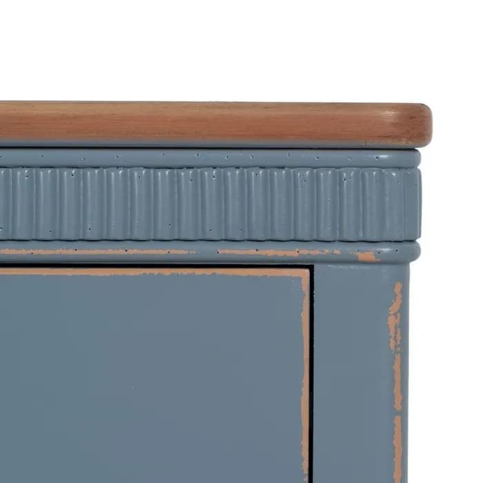 Mesita azul madera 50 x 38 x 72 cm - Imagen 4