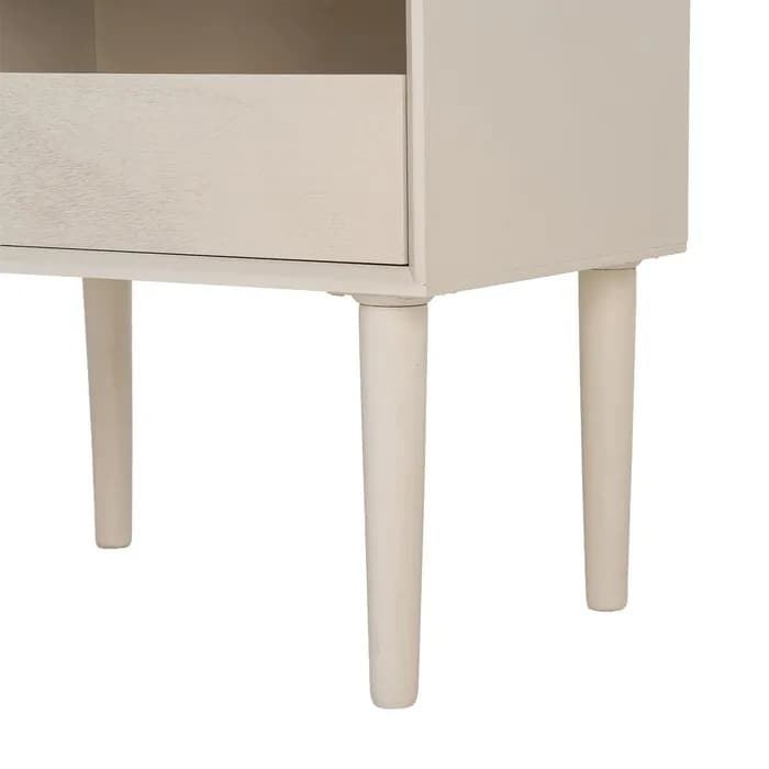 Mesita crema DM dormitorio 50 x 35 x 50 cm - Imagen 6