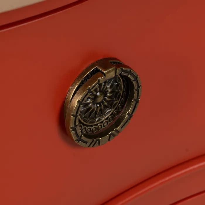 Mesita terracota madera 80 x 38 x 65,50 cm - Imagen 5