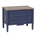 Mueble auxiliar azul madera 80x45x60 cm - Imagen 1