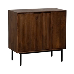 Mueble auxiliar madera de mango salón 80 x 40 x 80 cm - Imagen 1