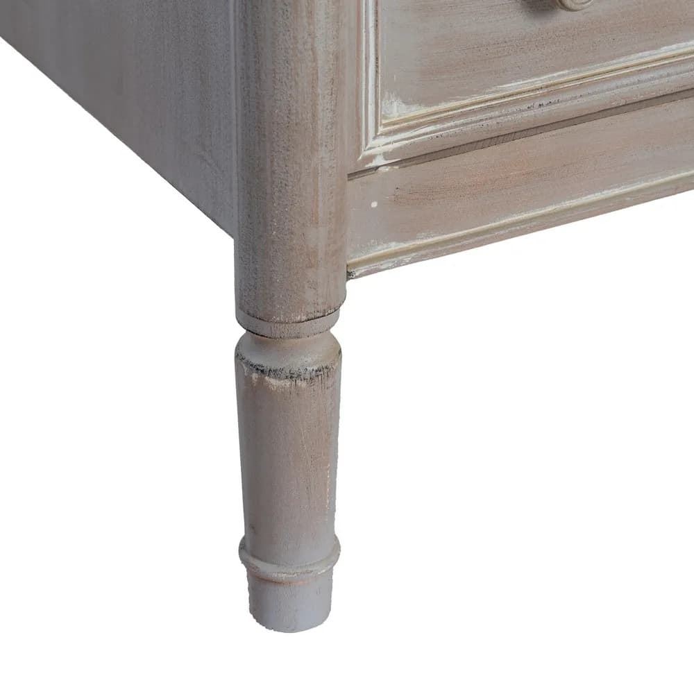 Mueble auxiliar marrón claro madera 80 x 45 x 60 cm - Imagen 3