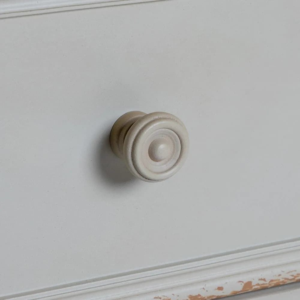 Mueble auxiliar natural-crema madera 80 x 45 x 60 cm - Imagen 4