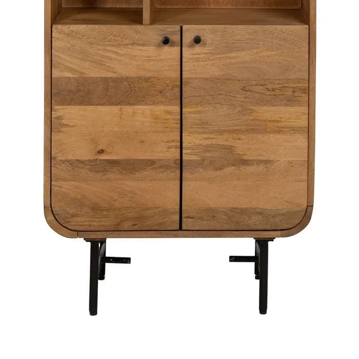 Mueble auxiliar natural madera de mango 60 x 30 x 160 cm - Imagen 4