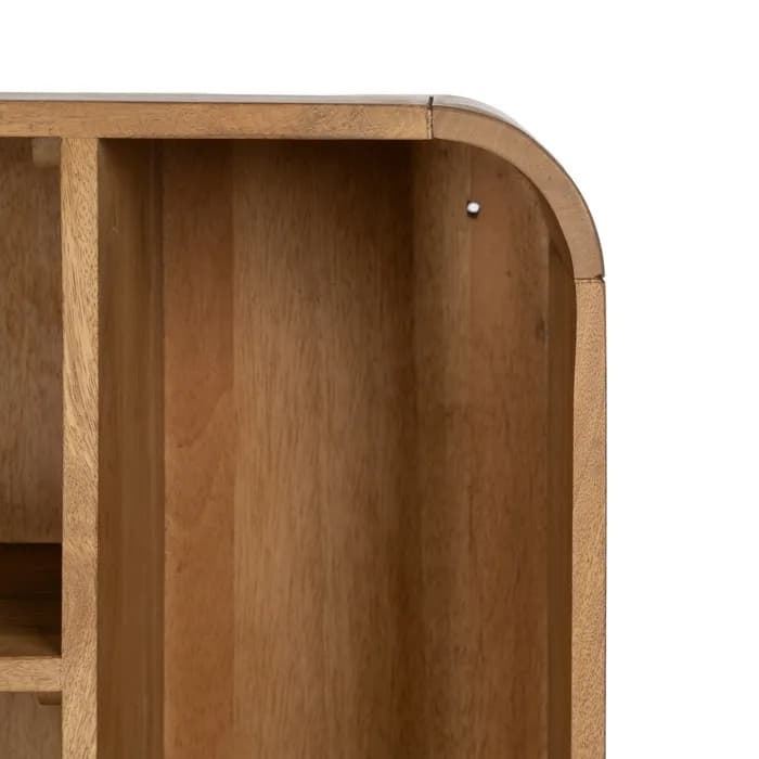 Mueble auxiliar natural madera de mango 60 x 30 x 160 cm - Imagen 8