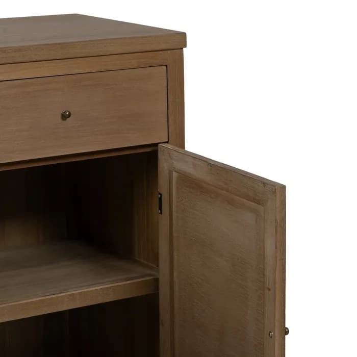 Mueble recibidor natural DM-madera 90 x 40 x 90 cm - Imagen 5