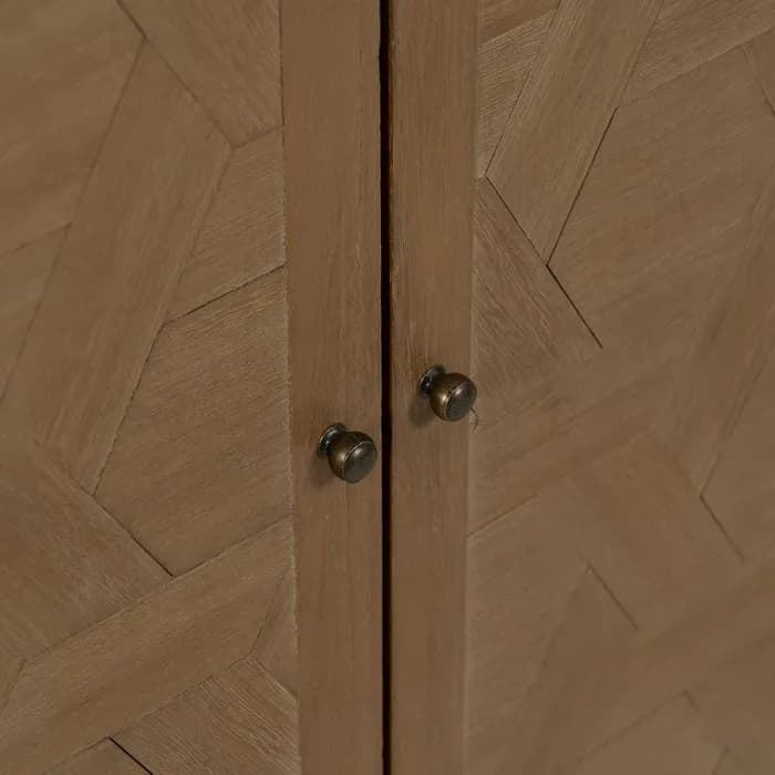 Mueble recibidor natural DM-madera 90 x 40 x 90 cm - Imagen 7