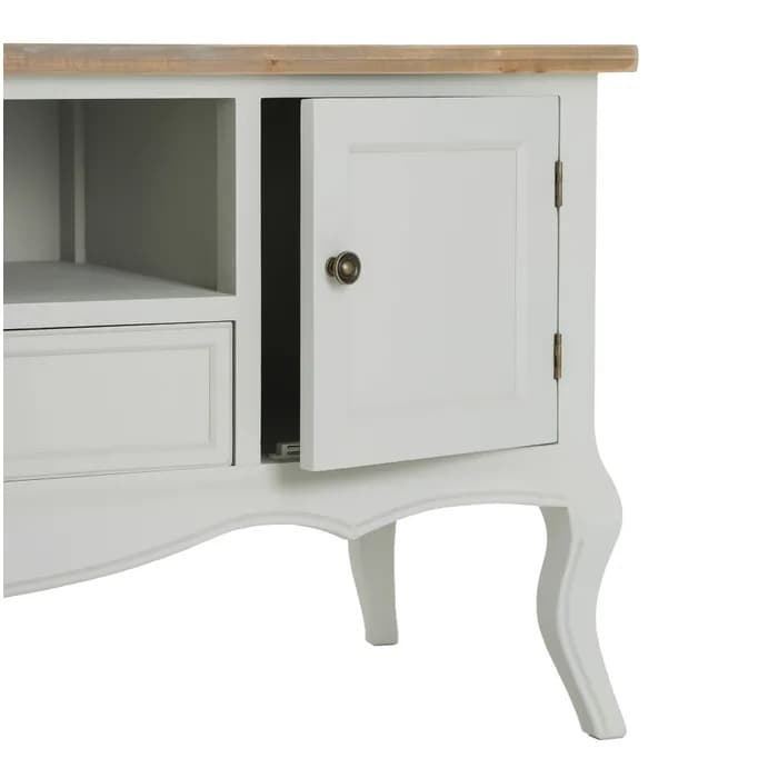 Mueble TV natural-gris 120x45x60 cm - Imagen 3