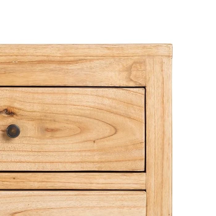 Mueble TV natural madera mindi salón 150 x 40x 55 cm - Imagen 3