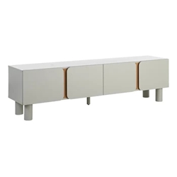 Mueble TV taupe DM salón 180 x 40 x 50 cm - Imagen 1