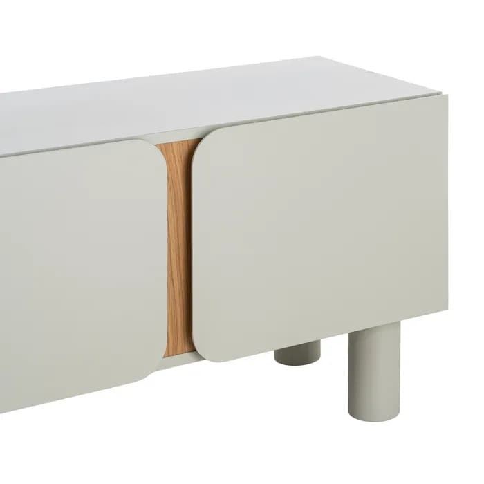 Mueble TV taupe DM salón 180 x 40 x 50 cm - Imagen 3