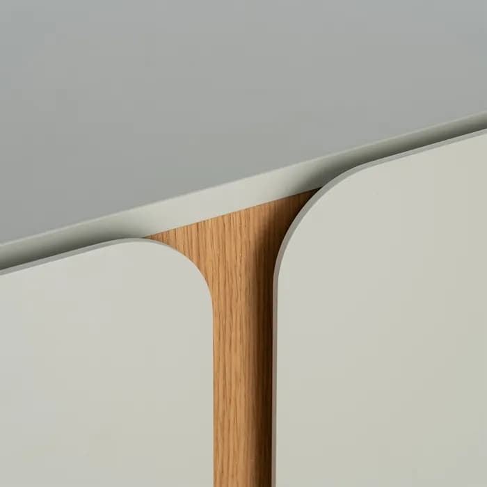 Mueble TV taupe DM salón 180 x 40 x 50 cm - Imagen 4