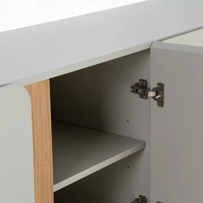 Mueble TV taupe DM salón 180 x 40 x 50 cm - Imagen 5