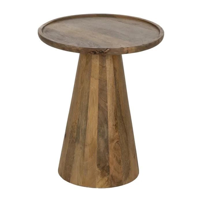 S/3 mesa centro miel madera de mango 46 x 46 x 56 cm - Imagen 2