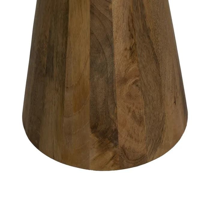 S/3 mesa centro miel madera de mango 46 x 46 x 56 cm - Imagen 5