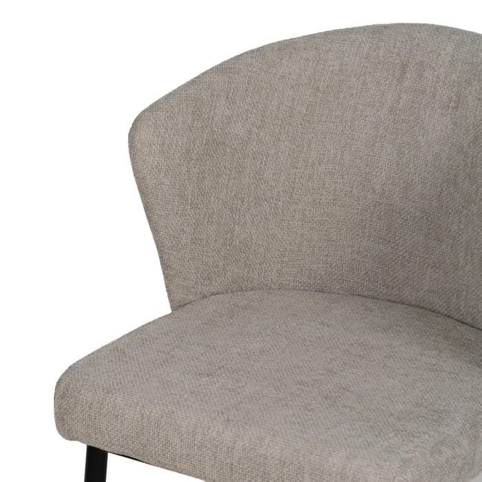 Silla gris tejido-metal contract 52,50 x 55 x 80 cm - Imagen 5