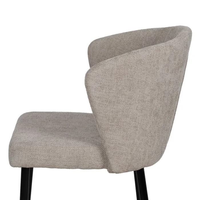 Silla gris tejido-metal contract 52,50 x 55 x 80 cm - Imagen 6