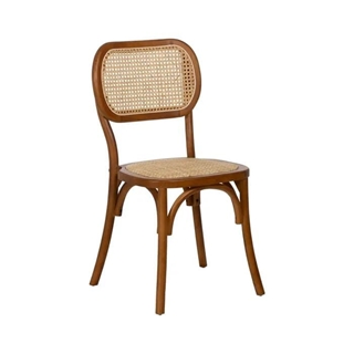 Silla miel madera de olmo contract 45 x 41 x 88 cm - Imagen 1