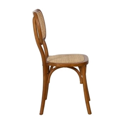 Silla miel madera de olmo contract 45 x 41 x 88 cm - Imagen 2