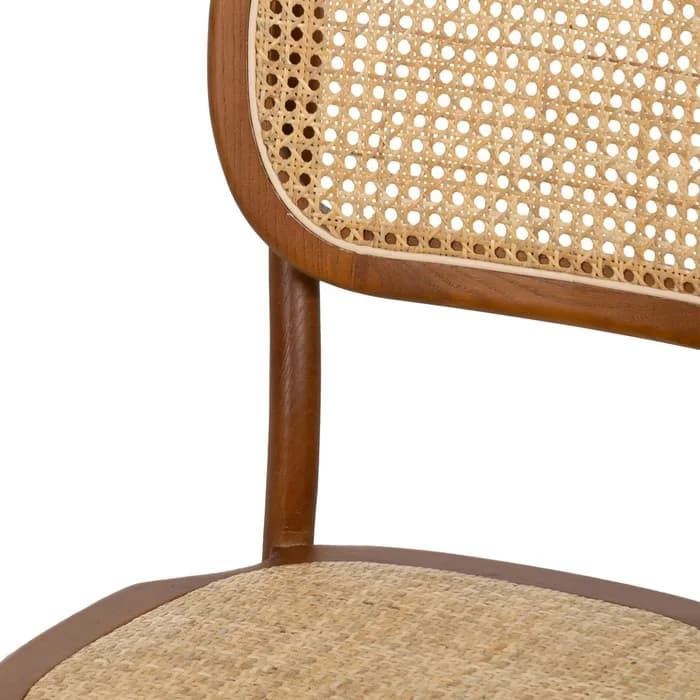 Silla miel madera de olmo contract 45 x 41 x 88 cm - Imagen 5