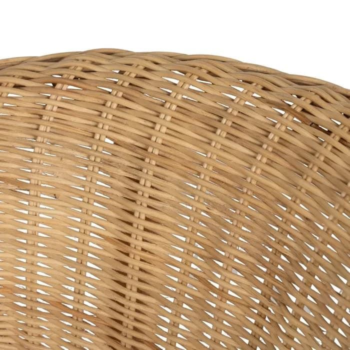 Silla natural ratán salón 60 x 58 x 80 cm - Imagen 5