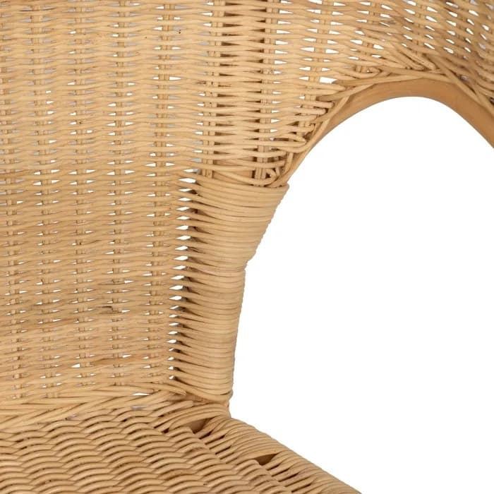 Silla natural ratán salón 60 x 58 x 80 cm - Imagen 6