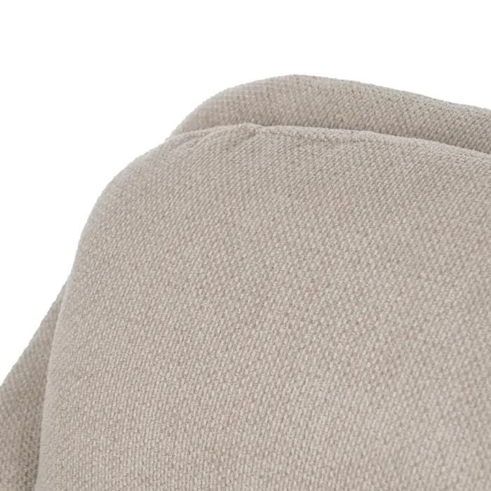 Sillón beige tejido-metal 69 x 73 x 79 cm - Imagen 6