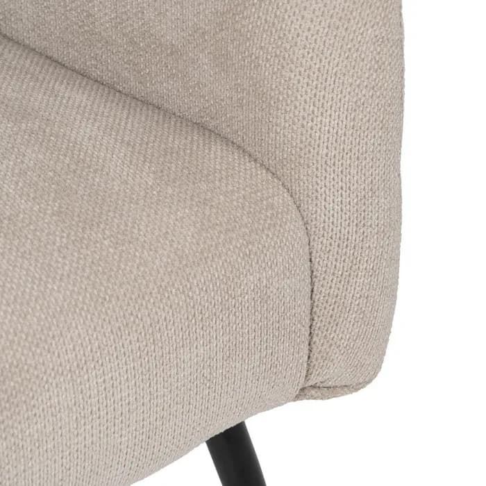 Sillón beige tejido-metal 69 x 73 x 79 cm - Imagen 7