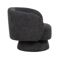 Sillón giratorio tejido salón 78 x 79 x 77 cm - Imagen 2