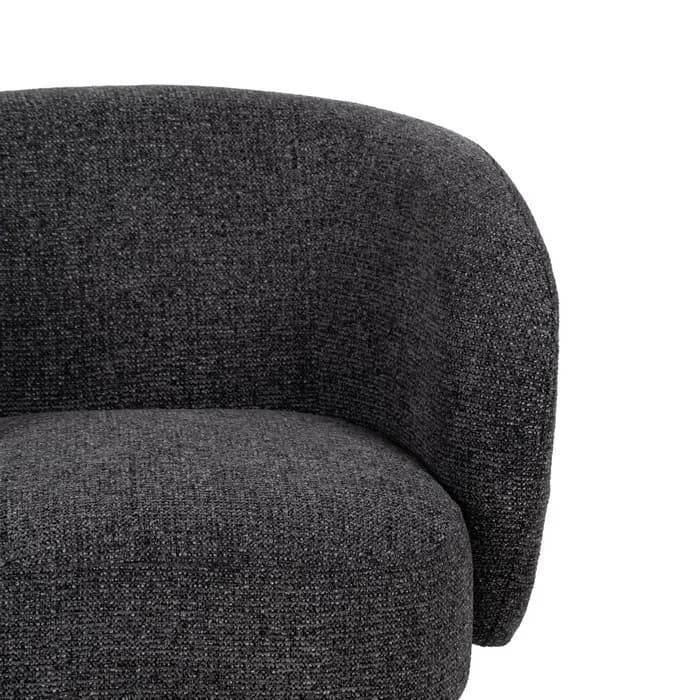 Sillón giratorio tejido salón 78 x 79 x 77 cm - Imagen 4