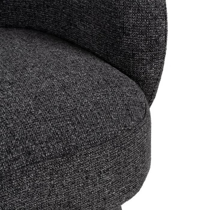 Sillón giratorio tejido salón 78 x 79 x 77 cm - Imagen 6